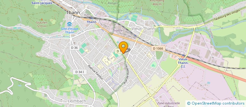 localisation de l'entreprise MADAME MARION SCHMITT  VIEUX-THANN