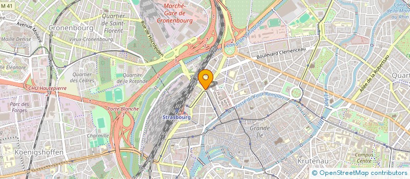 localisation de l'entreprise MADAME MARION SCHWEY à STRASBOURG