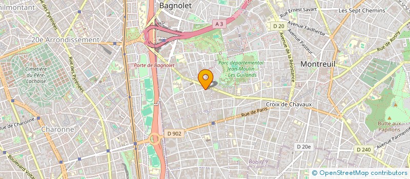 localisation de l'entreprise MADAME MARION SECLIN à BAGNOLET