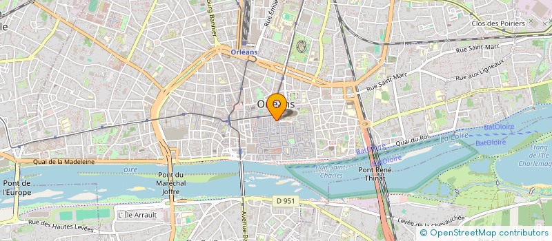 localisation de l'entreprise MADAME MARION SECLIN à ORLEANS