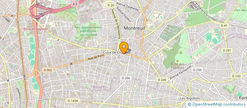 localisation de l'entreprise MADAME MARION SEFIDARI à MONTREUIL