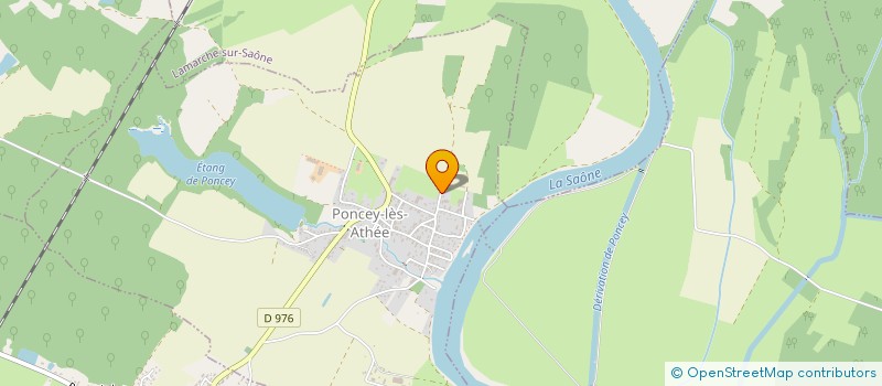 localisation de l'entreprise MADAME MARION SEGUIN  PONCEY-LES-ATHEE