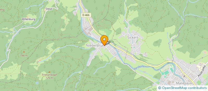 localisation de l'entreprise MADAME MARION SENDNER  MASEVAUX-NIEDERBRUCK