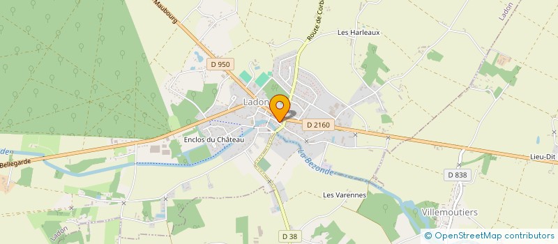 localisation de l'entreprise MADAME MARION SENECHAL à LADON