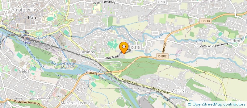 localisation de l'entreprise MADAME MARION SERFASS à BIZANOS