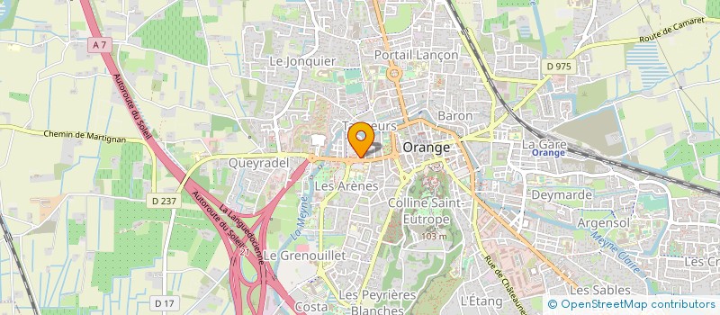 localisation de l'entreprise MADAME MARION SERIEYS à ORANGE