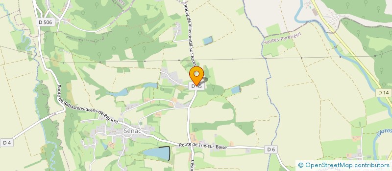 localisation de l'entreprise MADAME MARION SERRE  SENAC