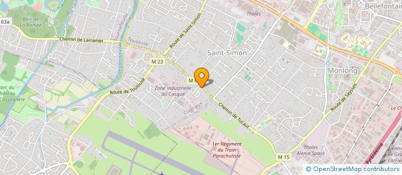 localisation de l'entreprise MADAME MARION SERVAES  TOULOUSE