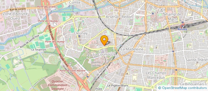 localisation de l'entreprise MADAME MARION SIMON  RENNES