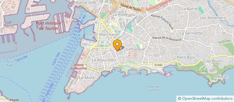 localisation de l'entreprise MADAME MARION SNOUSSI  TOULON