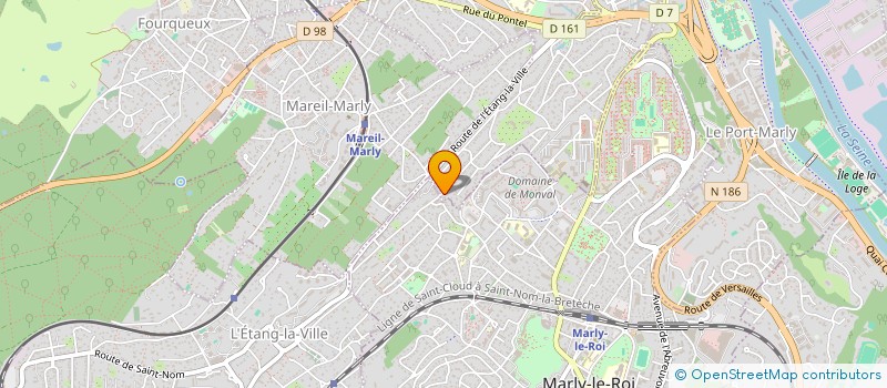 localisation de l'entreprise MADAME MARION SOLANA  LE PECQ