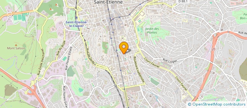 localisation de l'entreprise MADAME MARION SOLITAIRE  SAINT-ETIENNE