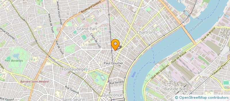 localisation de l'entreprise MADAME MARION SORGE  BORDEAUX