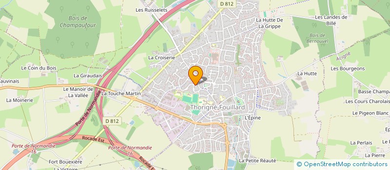 localisation de l'entreprise MADAME MARION SORIANO  THORIGNE-FOUILLARD