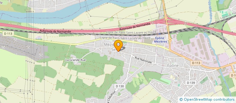 localisation de l'entreprise MADAME MARION SOUPLET  MEZIERES-SUR-SEINE