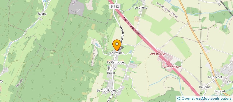 localisation de l'entreprise MADAME MARION SOURO  JUGY