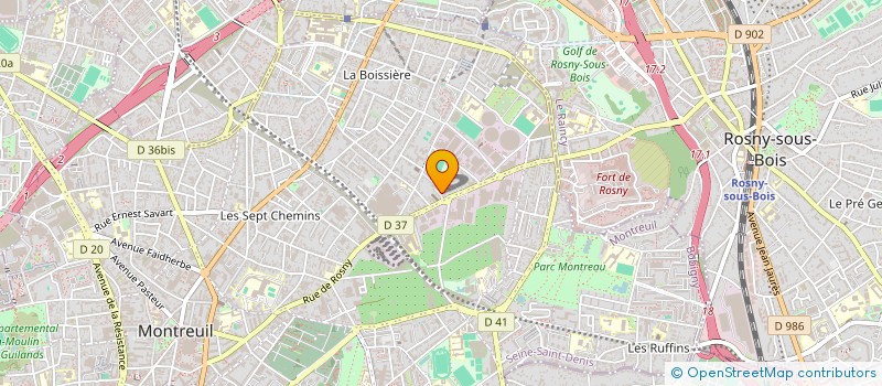 localisation de l'entreprise MADAME MARION SOUSTROT à MONTREUIL