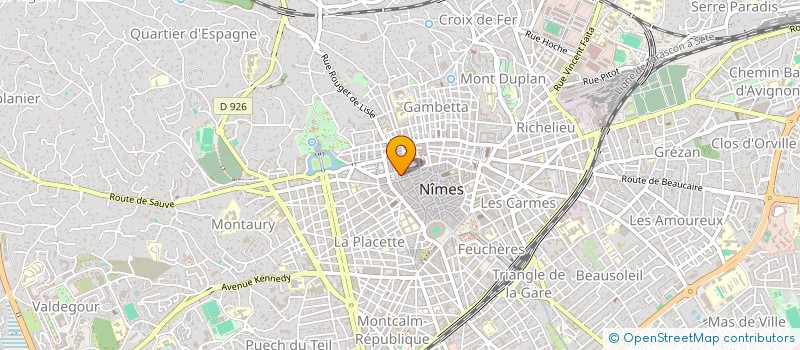 localisation de l'entreprise MADAME MARION SPARAPANI  NIMES