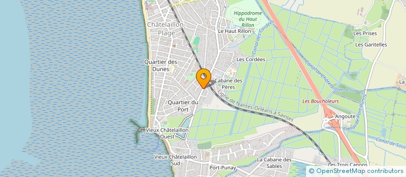 localisation de l'entreprise MADAME MARION STANG à CHATELAILLON-PLAGE