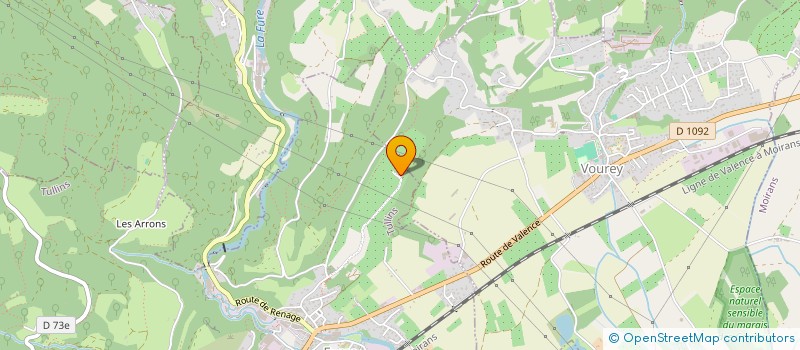 localisation de l'entreprise MADAME MARION STAPF  TULLINS