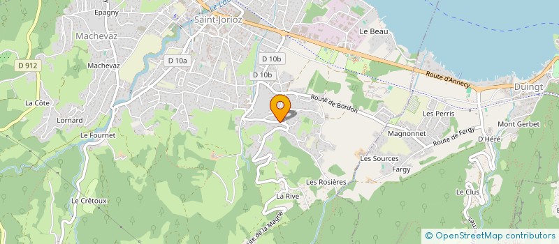 localisation de l'entreprise MADAME MARION STEINMYLLER  SAINT-JORIOZ