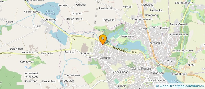 localisation de l'entreprise MADAME MARION STEPHAN  SAINT-RENAN