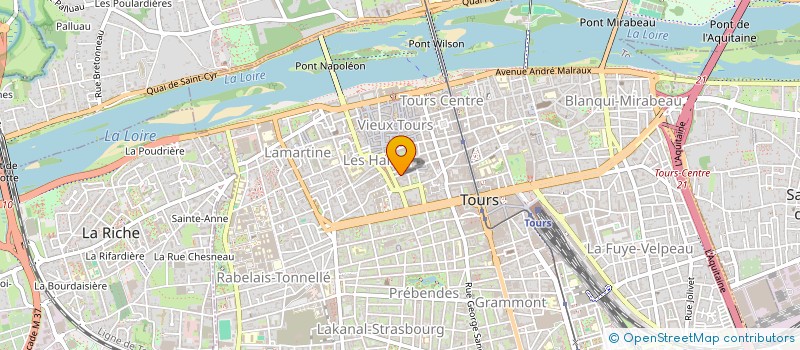 localisation de l'entreprise MADAME MARION STEPIEN à TOURS
