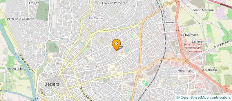 localisation de l'entreprise MADAME MARION STOCK à BEZIERS