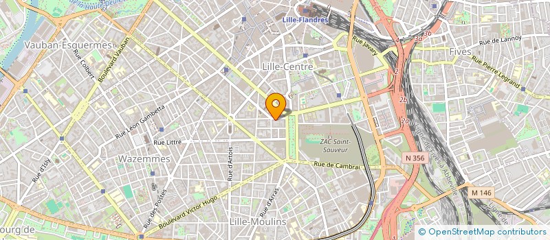 localisation de l'entreprise MADAME MARION SUBTIL à LILLE