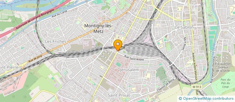 localisation de l'entreprise MADAME MARION SUTTER à MONTIGNY-LES-METZ