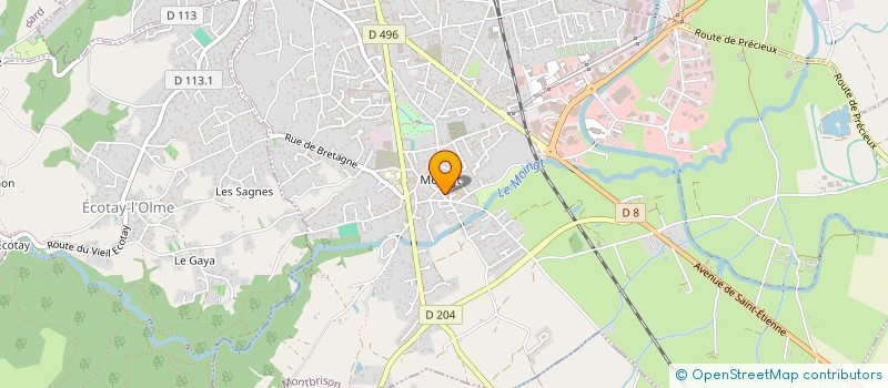 localisation de l'entreprise MADAME MARION SZTUL à MONTBRISON