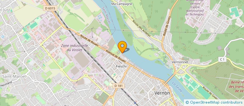 localisation de l'entreprise MADAME MARION TAIEB  VERNON