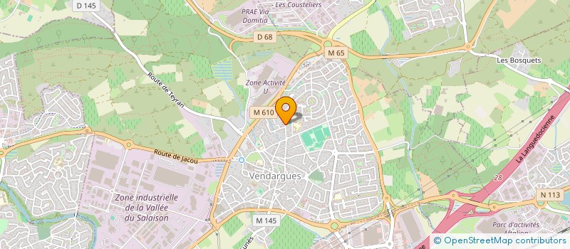 localisation de l'entreprise MADAME MARION TALLET à VENDARGUES