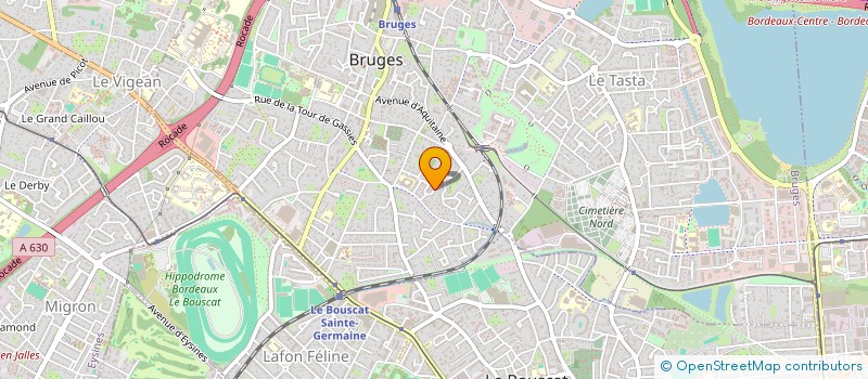 localisation de l'entreprise MADAME MARION TAREL  BRUGES