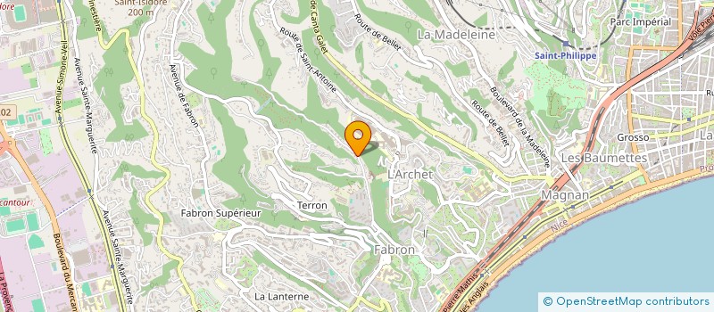 localisation de l'entreprise MADAME MARION TARGONI à NICE