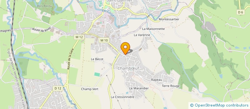 localisation de l'entreprise MADAME MARION TARRIER  CHAMBUF