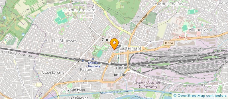 localisation de l'entreprise MADAME MARION TATIN  CHELLES