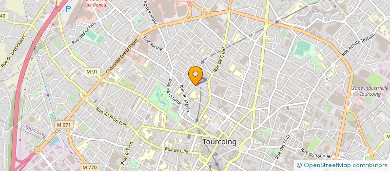 localisation de l'entreprise MADAME MARION TESSON à TOURCOING