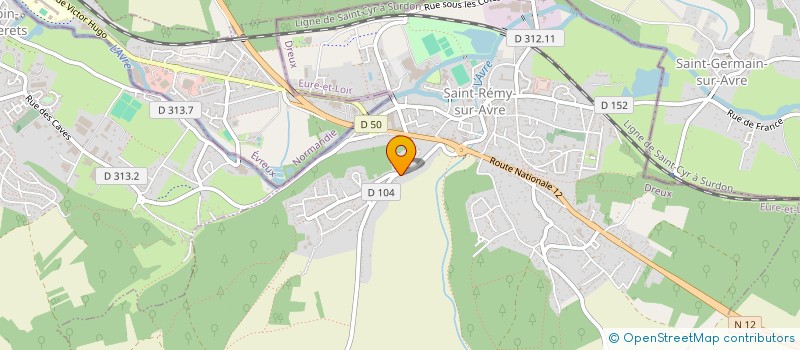 localisation de l'entreprise MADAME MARION TETARD à SAINT-REMY-SUR-AVRE