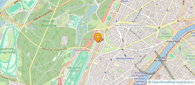 localisation de l'entreprise MADAME MARION THIBAL  PARIS