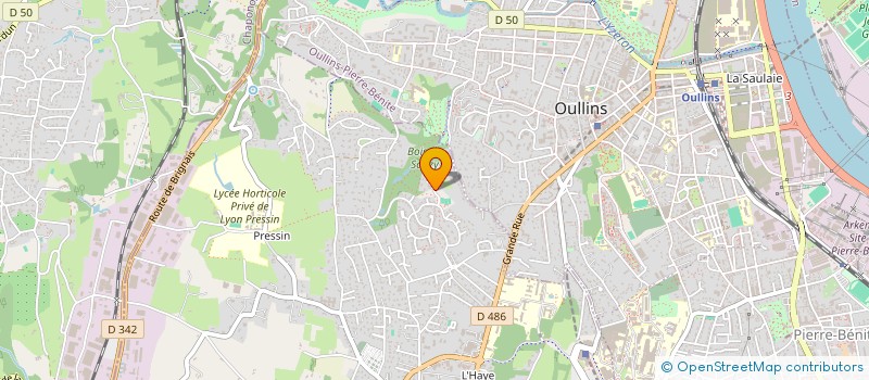 localisation de l'entreprise MADAME MARION THIREL  SAINT-GENIS-LAVAL