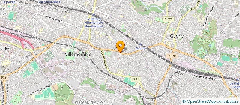 localisation de l'entreprise MADAME MARION THOMAS  VILLEMOMBLE