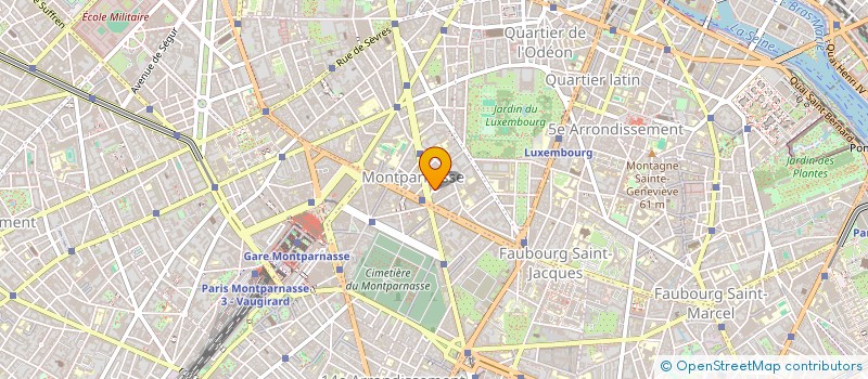 localisation de l'entreprise MADAME MARION THOMY  PARIS