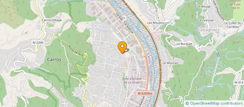 localisation de l'entreprise MADAME MARION TIBAUDO à CARROS