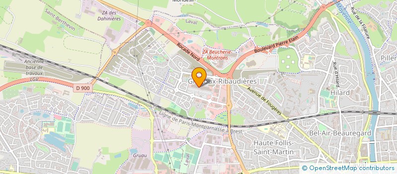 localisation de l'entreprise MADAME MARION TILLIER à LAVAL