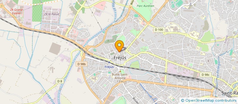 localisation de l'entreprise MADAME MARION TINIVELLA à FREJUS