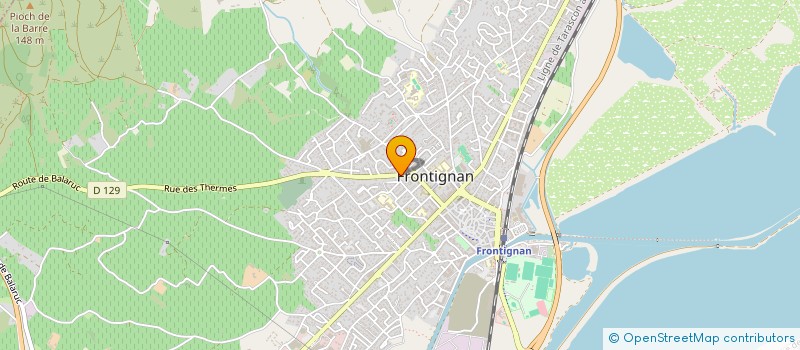 localisation de l'entreprise MADAME MARION TOLMAU à FRONTIGNAN