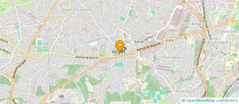 localisation de l'entreprise MADAME MARION TORRES  ANGLET