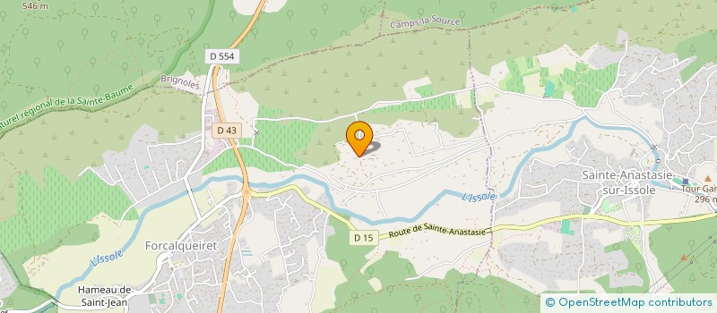 localisation de l'entreprise MADAME MARION TOSELLO  FORCALQUEIRET