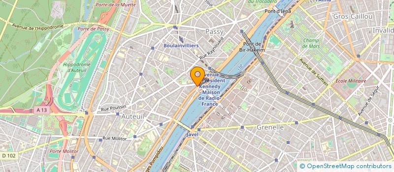 localisation de l'entreprise MADAME MARION TOUBOUL  PARIS